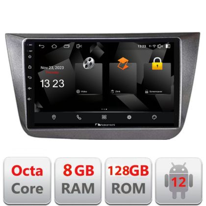Navigatie Seat Altea 2005-2014 Android radio gps internet 8+128 carplay android auto