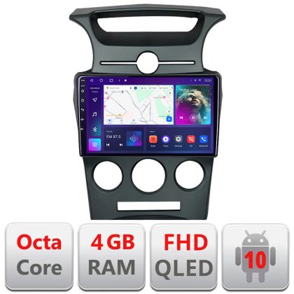 Navigatie Kia Carens 2006-2012 clima automata Android radio gps internet 4+64 carplay android auto KIT-carens-2006+EDT-E309v3