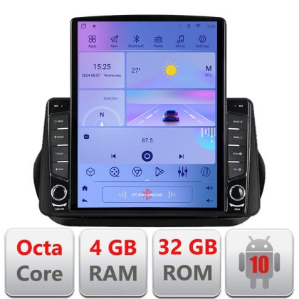 Navigatie Peugeot Bipper, CitroenNemo, Fiat Qubo 2008-2017 Android radio gps internet  Octa Core 4+64 LTE Kit-bipper+EDT-E710 v2