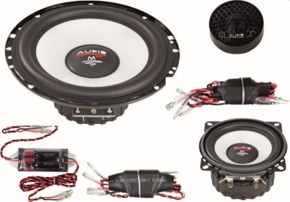 Set 6 Difuzoare componente, pe 3 cai Audio System M 165/3 EVO 2, 150 watts, 165 mm, 6.5", 3 ohm, eficienta ridicata
