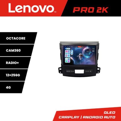 Navigatie Mitsubishi Outlander 2010 Lenovo Kit-056 8 core QLED 2K 12+256 360 Android Waze USB Navigatie Internet Youtube Radio v1