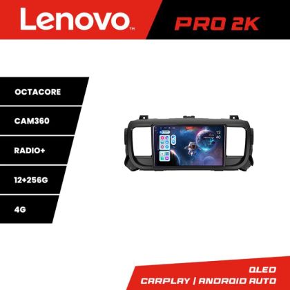 Navigatie Citroen Jumpy Toyota Proace Peugeot Traveller Lenovo Kit-jumpy16 8 core QLED 2K 12+256 360 Android Waze USB Navigatie Internet Youtube