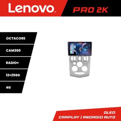 Navigatie Dacia Logan 1 2003-2010 Lenovo Kit-logan 8 core QLED 2K 12+256 360 Android Waze USB Navigatie Internet Youtube Radio