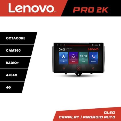 Navigatie Smart For Two 2010-2015 K-Smart10 Lenovo PRO 4+64 13 inch 2K android 4G DSP gps internet