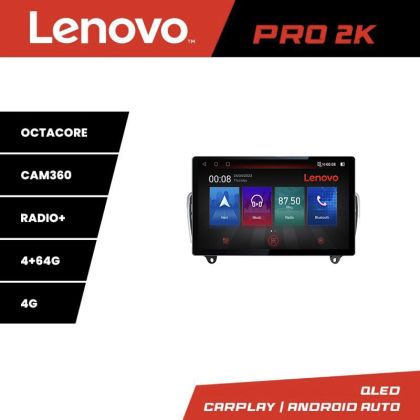 Navigatie Mercedes ML W166 NTG4.5 K-W166 Lenovo PRO 4+64 13 inch 2K android 4G DSP gps internet