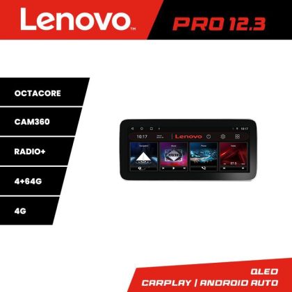 Navigatie Seat Ibiza 2017- K-IBZ Lenovo PRO 4+64 12.3 inch qled android 4G DSP gps internet  8Core