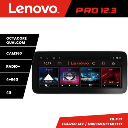 Navigatie Hyundai I40 K-i40 Lenovo PRO 4+64 12.3 inch qled android 4G DSP gps internet