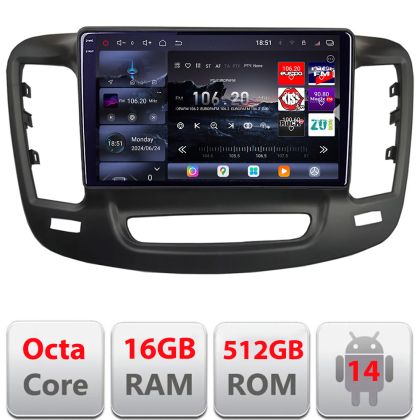 Navigatie Chrysler 200 2015-2019 Android radio gps internet 8 core QLED 2K 16+512GB 360 Edotec