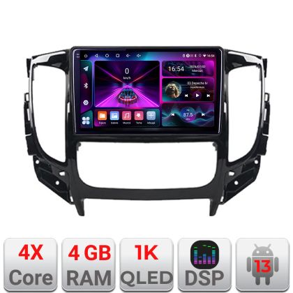 Navigatie Mitsubishi L200 2014-2020 A-1094  4+64 InCell Display 1K Android Waze USB Navigatie Internet Youtube Radio