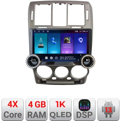 Navigatie Hyundai Getz 2002-2010 Edotec  4+64 10.5 inch Incell 1K android Wifi 5Ghz gps internet  kit-getz