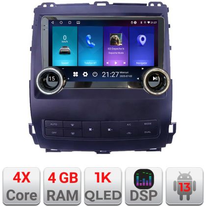 Navigatie Toyota Prado J120 2002-2009 Edotec 4+64 10.5 inch Incell 1K android Wifi 5Ghz gps internet