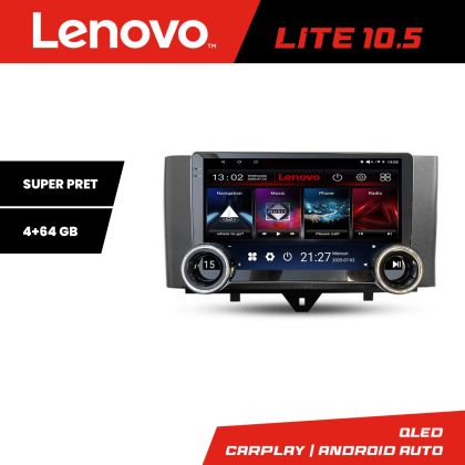 Navigatie Smart For Two 2010-2015 Kit-Smart10 Lenovo  8 core 4+64 10.5 inch Incell 1K android Wifi 5Ghz gps internet