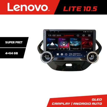 Navigatie Ford KA 2015-2020 Lenovo  8 core 4+64 10.5 inch Incell 1K android Wifi 5Ghz gps internet  KIT-kamiq