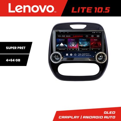 Navigatie Renault Captur 2013-2020 Lenovo  8 core 4+64 10.5 inch Incell 1K android Wifi 5Ghz gps internet  KIT-captur-v2