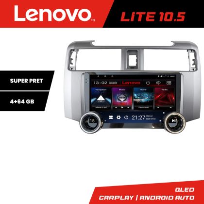 Navigatie Toyota 4runner 2009-2019 Lenovo  8 core 4+64 10.5 inch Incell 1K android Wifi 5Ghz gps internet  KIT-4runner