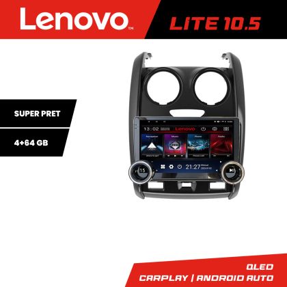 Navigatie Dacia Duster 2012-2019 Kit-157 Lenovo  8 core 4+64 10.5 inch Incell 1K android Wifi 5Ghz gps internet