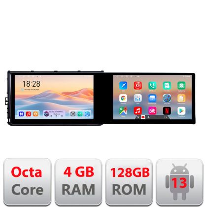Navigatie grupul VW Kit-933 Edotec 2 ecrane  8 core 4+128 21.6 inch Incell android Wifi 5Ghz gps internet