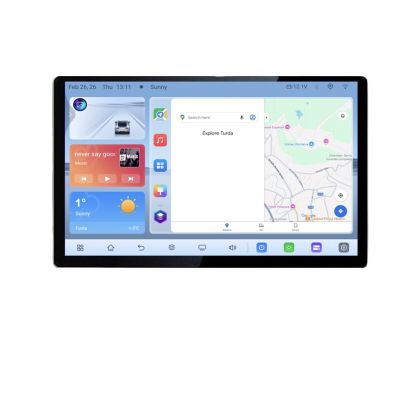 Navigatie dedicata Peugeot 208/2008 N-PSA Edonav ecran 13" 1K 4+64 Android Waze USB Navigatie 4G 360 Toslink Youtube Radio KIT
