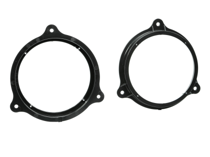 Inel adaptare difuzor 165mm uși față multi-brand (Dacia, Fiat, Nissan, Opel, Renault, Seat, +1 mărci) – 59 modele compatibile – fără ambalaj