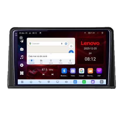 Navigatie Renault Express 2025- Lenovo 8 Core 2.2 Ghz 8+128 Qled Incell 1K Android 360 Carplay DSP AHD 1080P ADAS 4G Wifi 5Ghz Bluetooth PRO