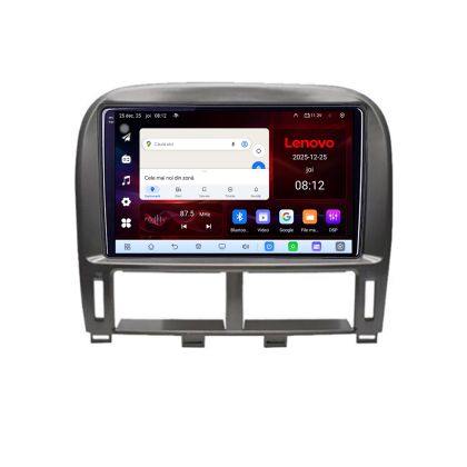 Navigatie Lexus LS 1999-2006 Lenovo Kit- LS-99 8 Core 2.2 Ghz 8+128 Qled Incell 1K Android 360 Carplay DSP AHD 1080P ADAS 4G Wifi 5Ghz Bluetooth PRO