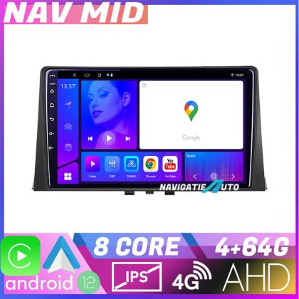 Navigatie Citroen Berlingo 2019 KIT berlingo18 EDOTEC-LITE Android Ecran 720P Octa Core 4+32 Carplay