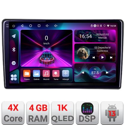 Navigatie Toyota Auris 2007-2013 A-auris-2013  4+64 InCell Display 1K Android Waze USB Navigatie Internet Youtube Radio