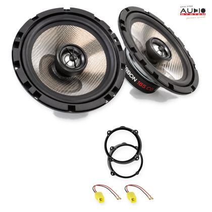 Pachet difuzoare Alfa Romeo 147 (937) 2001-2006 Audio System CARBON coaxiale dedicate uși spate