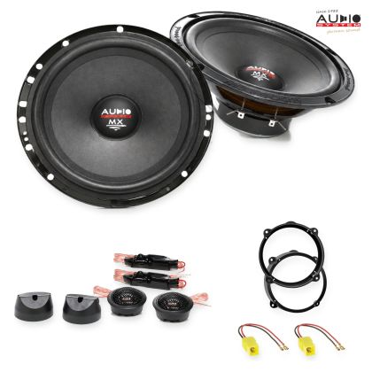 Pachet difuzoare Alfa Romeo 147 (973) 2007-2010 Audio System MX componente dedicate uși față
