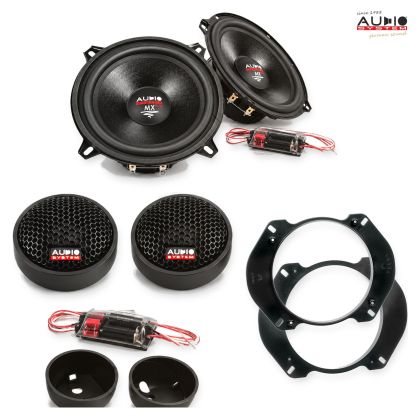 Pachet difuzoare Alfa Romeo Spider 1990-2006 Audio System MX componente dedicate uși față