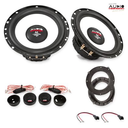 Pachet difuzoare Audi A6 (C7/4G) 2011-2014 Audio System M-Series componente dedicate uși față