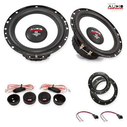 Pachet difuzoare Audi Q3 (8U) 2011-2018 Audio System M-Series componente dedicate uși față