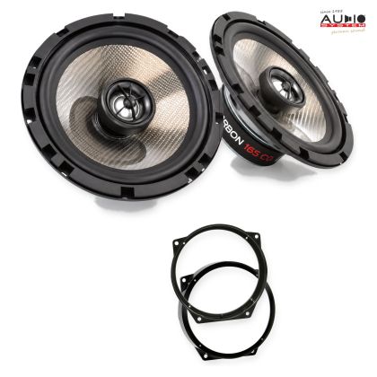 Pachet difuzoare BMW Mini Cabrio (R52) 2004-2008 Audio System CARBON coaxiale dedicate uși spate
