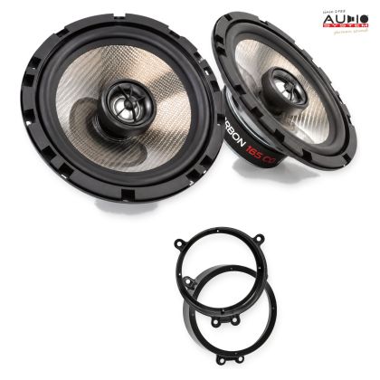 Pachet difuzoare BMW X5 (E53) 1999-2006 Audio System CARBON coaxiale dedicate uși spate