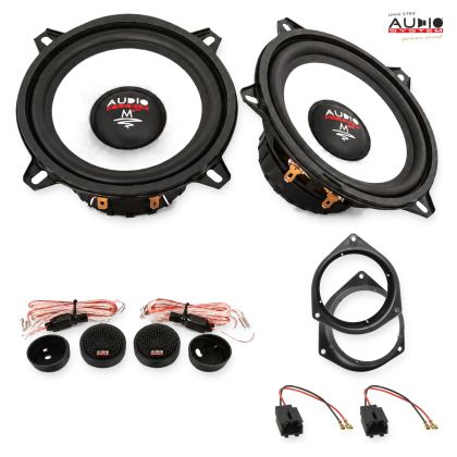 Pachet difuzoare Citroen Nemo (255L/A) 2007-2015 Audio System M-Series componente dedicate uși față