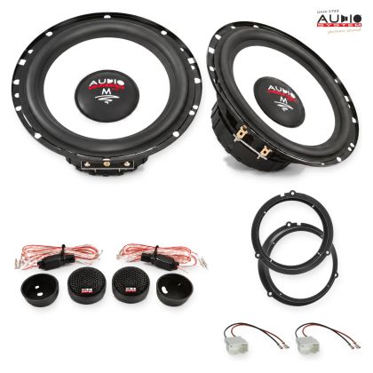 Pachet difuzoare Ford Fiesta 2012-2019 Audio System M-Series componente dedicate uși față