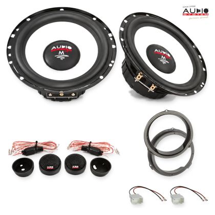Pachet difuzoare Ford Fiesta (JA8/JR8) 2013-2017 Audio System M-Series componente dedicate uși față