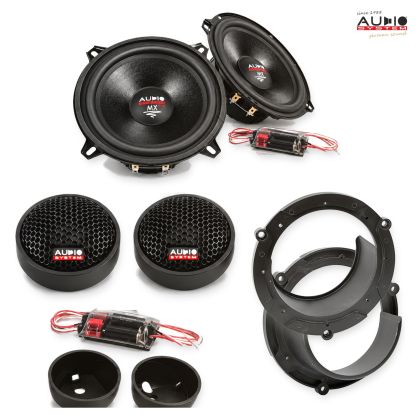 Pachet difuzoare Mazda 2 (DY) 2005-2007 Audio System MX componente dedicate uși față