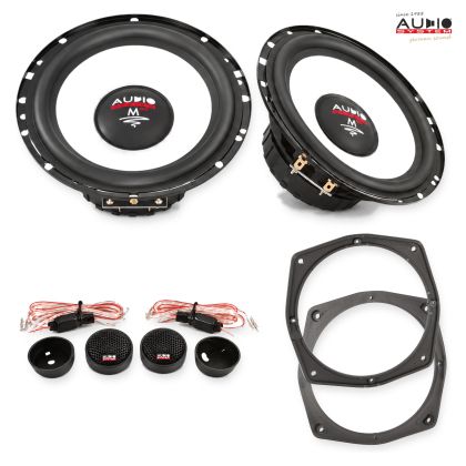 Pachet difuzoare Mitsubishi Pajero (V80) 2014-2018 Audio System M-Series componente dedicate uși față