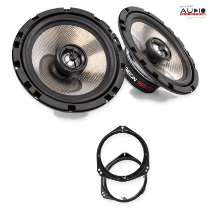 Pachet difuzoare Nissan Primastar (4/F4/J4) 2002-2006 Audio System CARBON coaxiale dedicate uși spate