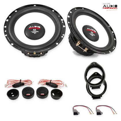 Pachet difuzoare Opel Meriva B 2010-2017 Audio System M-Series componente dedicate uși față