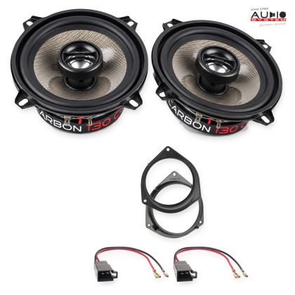 Pachet difuzoare Opel Vectra C (Z02) 2005-2008 Audio System CARBON coaxiale dedicate uși spate