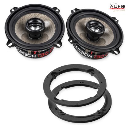 Pachet difuzoare Suzuki Vitara (ET/EA) 1988-2000 Audio System CARBON coaxiale dedicate uși spate