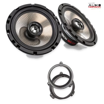 Pachet difuzoare Toyota Yaris 1999-2003 Audio System CARBON coaxiale dedicate uși spate