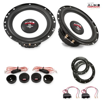 Pachet difuzoare VW Multivan (7H) 2009-2015 Audio System M-Series componente dedicate uși față