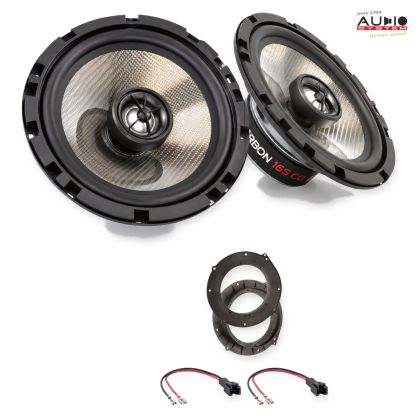 Pachet difuzoare Audi A4 (W8) 2015-2018 Audio System CARBON coaxiale dedicate uși spate