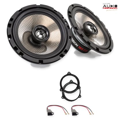 Pachet difuzoare Dacia Duster (SR) 2018-2021 Audio System CARBON coaxiale dedicate uși spate
