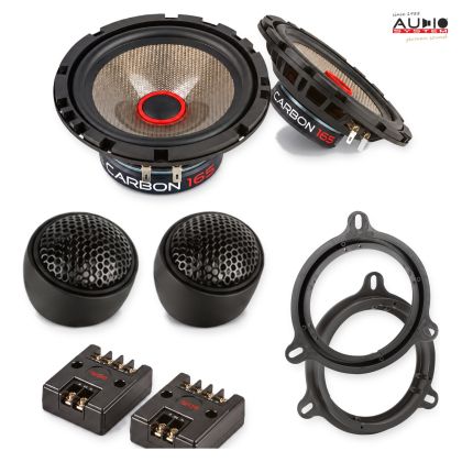 Pachet difuzoare Fiat 124 Spider (NF) 2016-2018 Audio System CARBON componente dedicate uși față