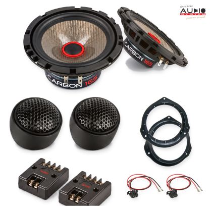 Pachet difuzoare Mercedes C-Klasse (W204) Sedan 2007-2013 Audio System CARBON componente dedicate uși față