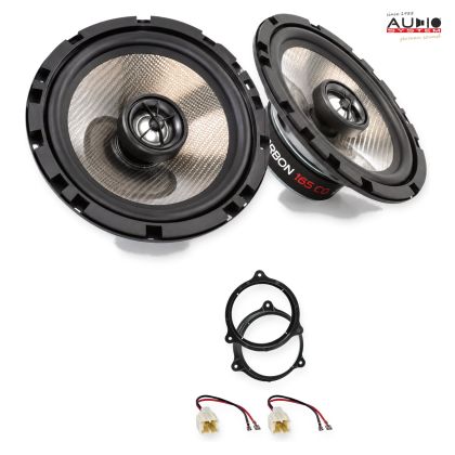 Pachet difuzoare Nissan Qashqai (J10) 2007-2010 Audio System CARBON coaxiale dedicate uși spate